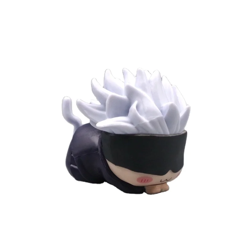 Hot Selling PVC Film Jujutsu Kaisen Model Ornament Zhou Shu Hui Zhan Figure Cake Decoration Car Figure Ornament