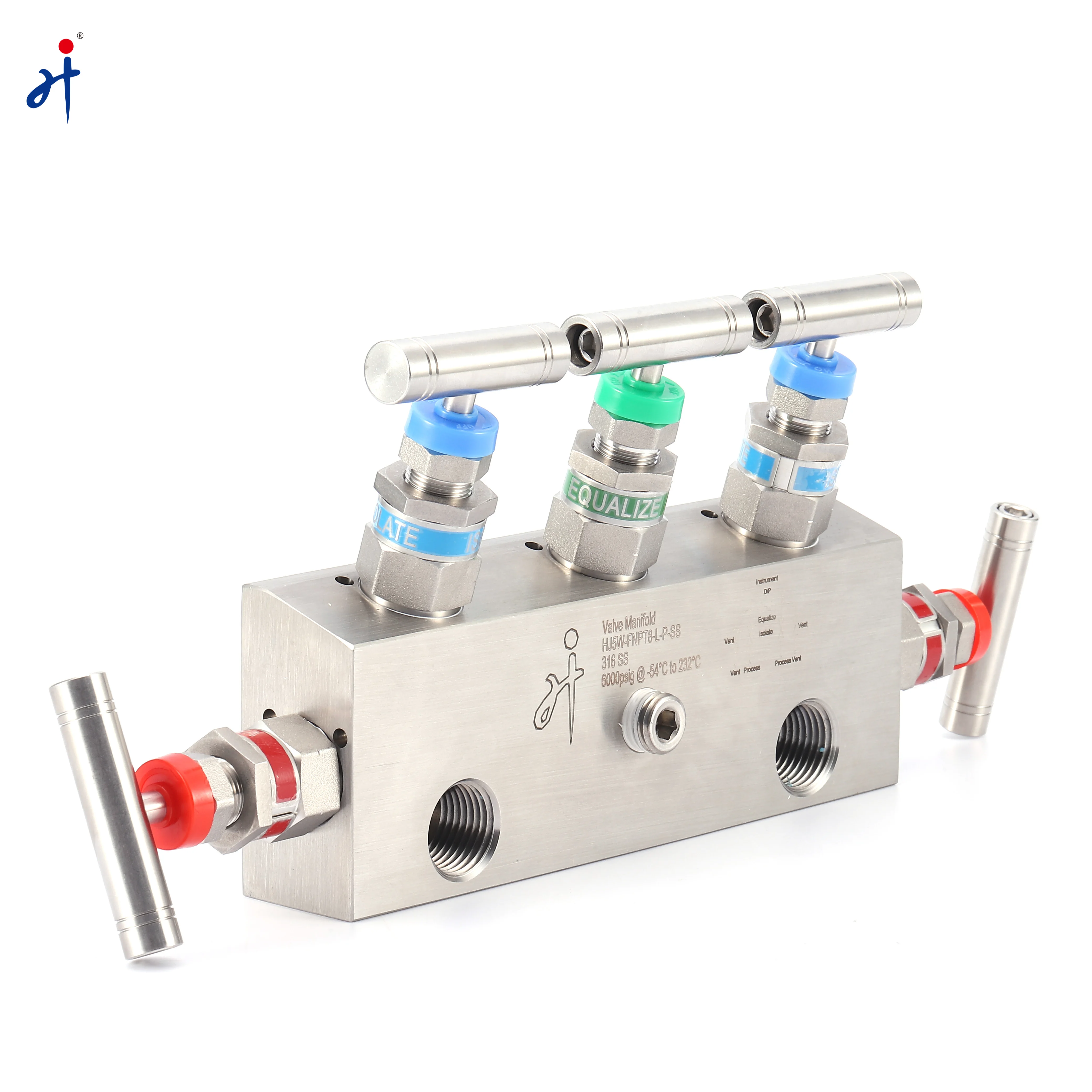High Pressure NPT 304 316 316L Stainless Steel Fittings Manifolds Valves & Gauge Root Valves