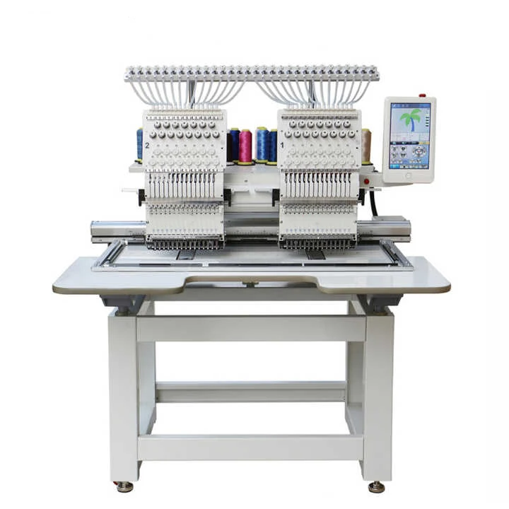 Brand 12 15 Needles Hat T-shirt Flat Computerized Embroidery Machine with Multifunction