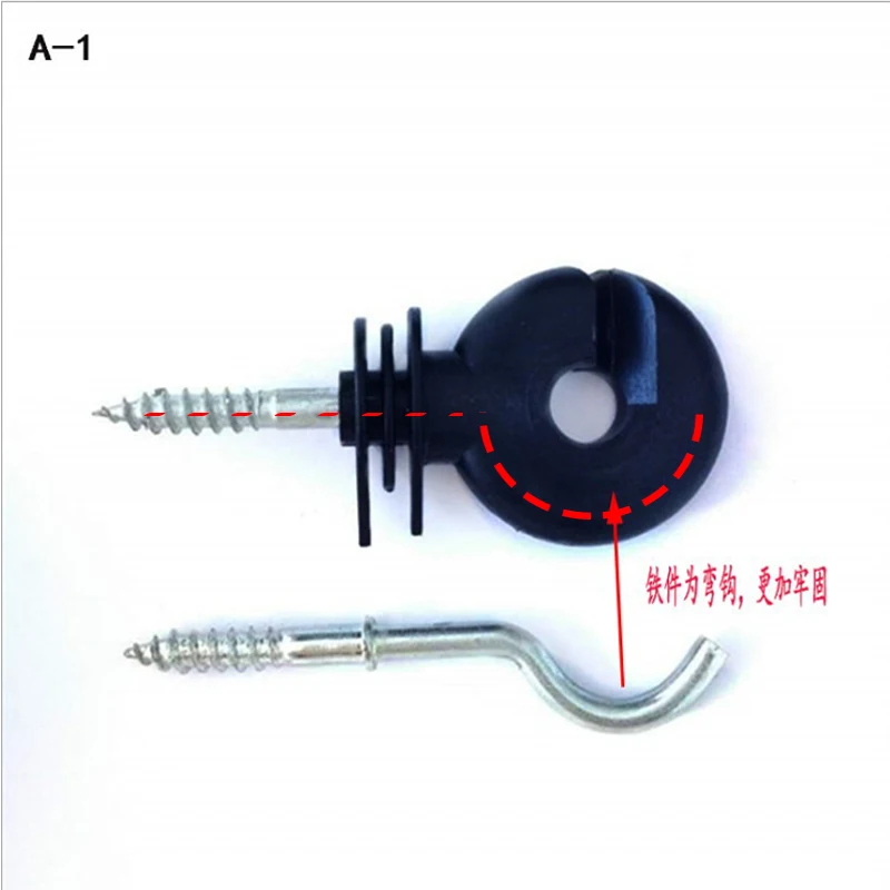 Porcelain Ceramic Ring Post Electric Fence Insulator