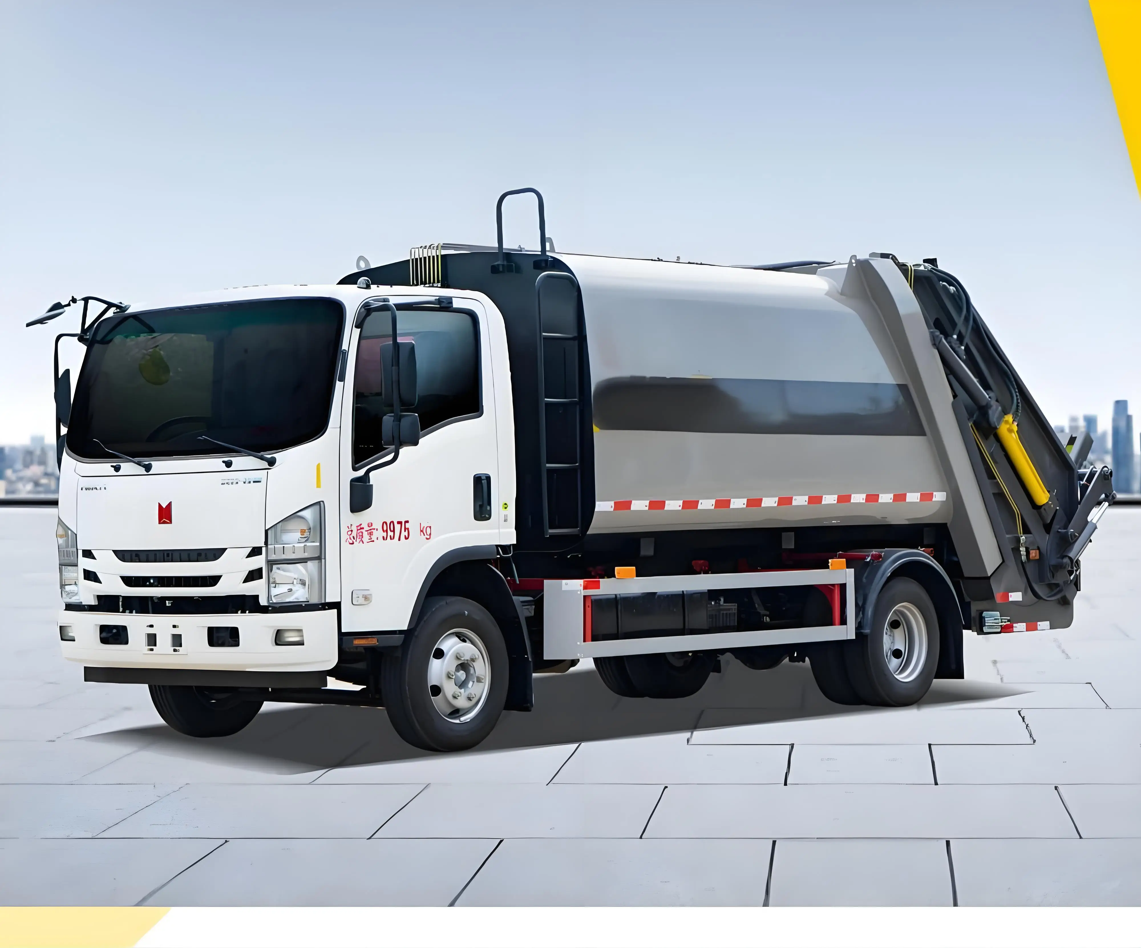 The Plant Directly Sells High-capacity Garbage Collection Trucks :4 X2 Compressed Vehicles