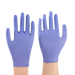 Wholesale Black Powder Free Non-Medical Nitrile Synthetic Guantes With High Quality household Disposable Nitrile Glov