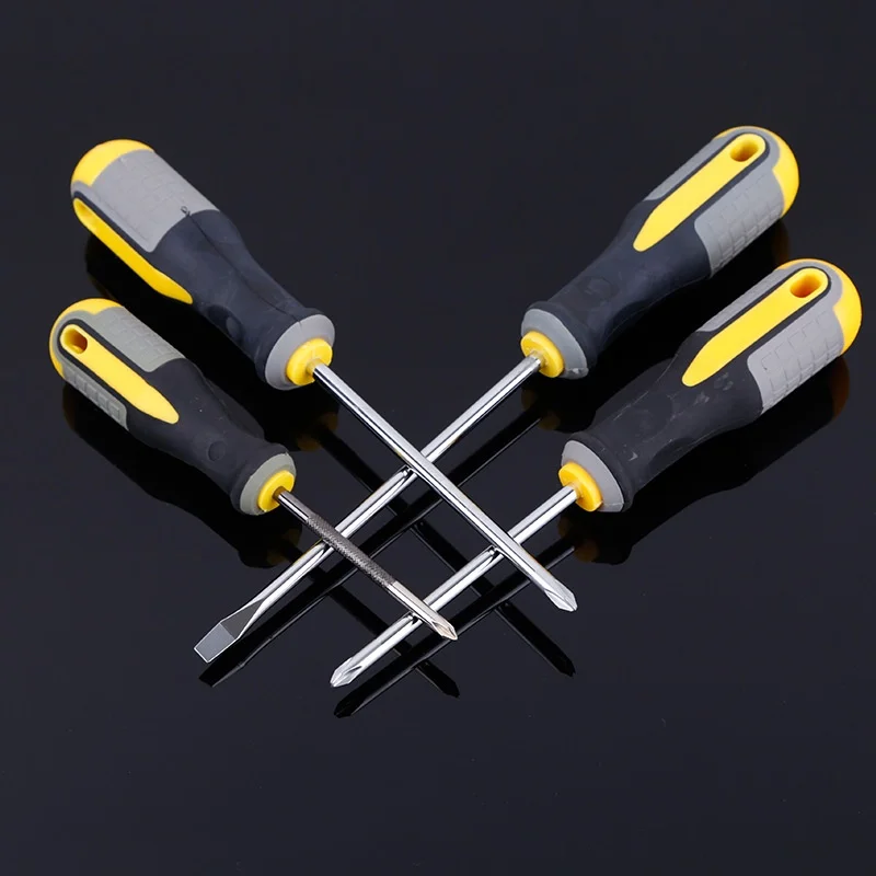 Sanhong Three-Color Handle Screwdriver Set Chromium Vanadium Steel Slotted Phillips Torx Repair Tool with Box Packing