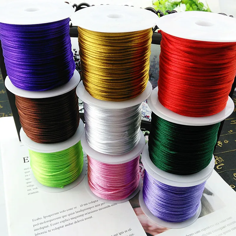 Сделай Сам, ручная работа, китайская вязальная леска, браслет, красный шнур