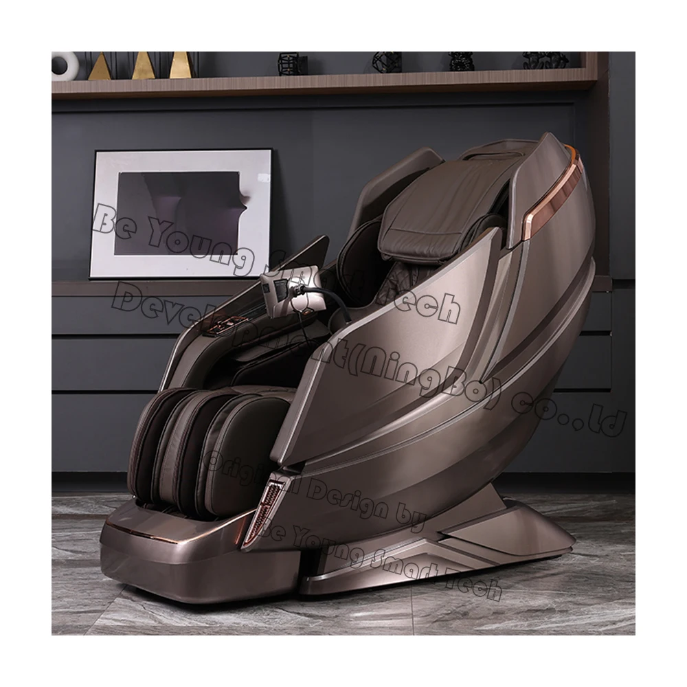 China Factory  Luxury Electric Zero Gravity Healthcare Dual Core Massage Chair  Body Massager 4d SL track Heated Massage Chair