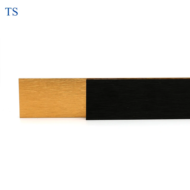 mirror frame aluminium lines round oval -shaped smart mirror frame LED luminous material metal brushed manufacturing