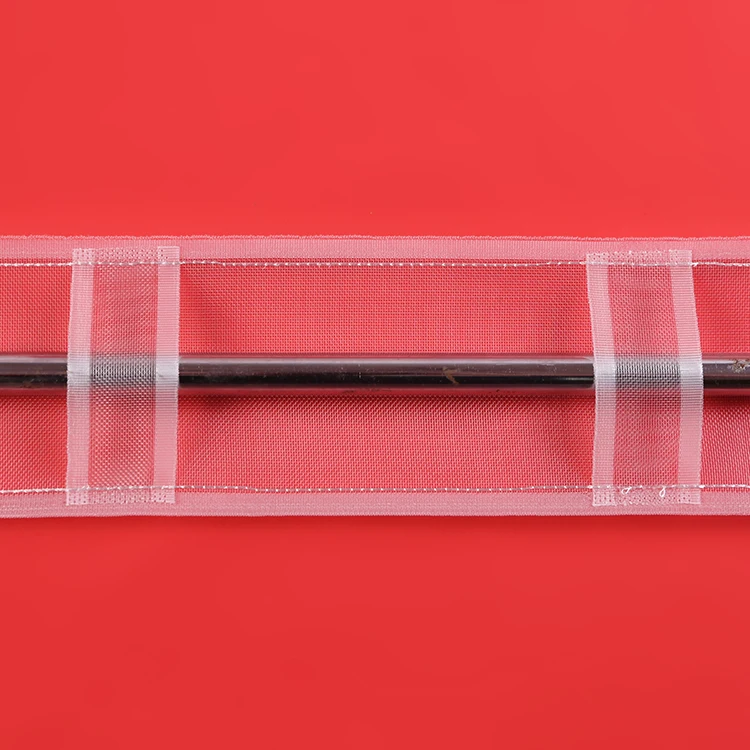 Good quality Transparent curtain tape 100% polyester cross rod belt for curtain