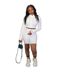 2021 Hot Sell Summer 2 Pieces Set Top And Pant Bodycon Lucky Label Two Pieces Short Sets Women Sweat Suits Two Piece Pants Set