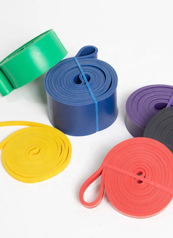 Латексные эластичные ленты для занятий спортом и фитнесом с логотипом на заказ