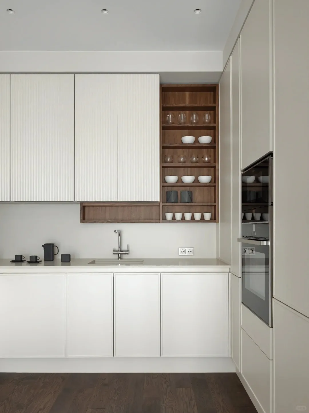 Custom Design Rta Kitchen Furniture Wholesale Modern Home Kitchen Modular/MDF/PVC/Melamine Kitchen Cabinet