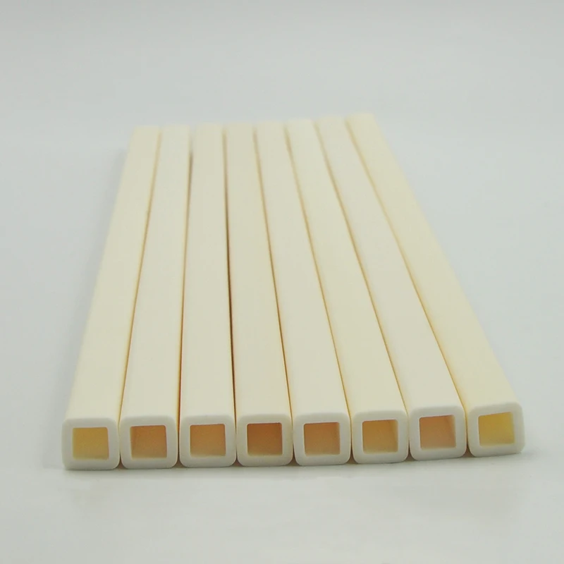 High Temperature Alumina Ceramic Square Tube for Electric Heating Products