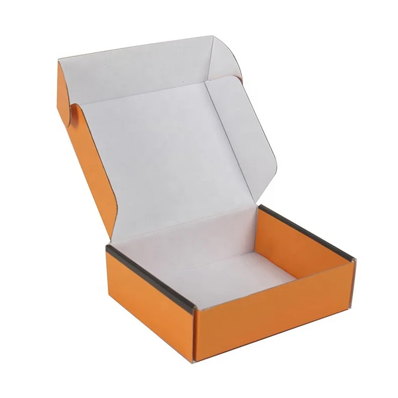 
Orange Mixed Color Corrugated Shipping Box Mailer Boxes for E-commerce 