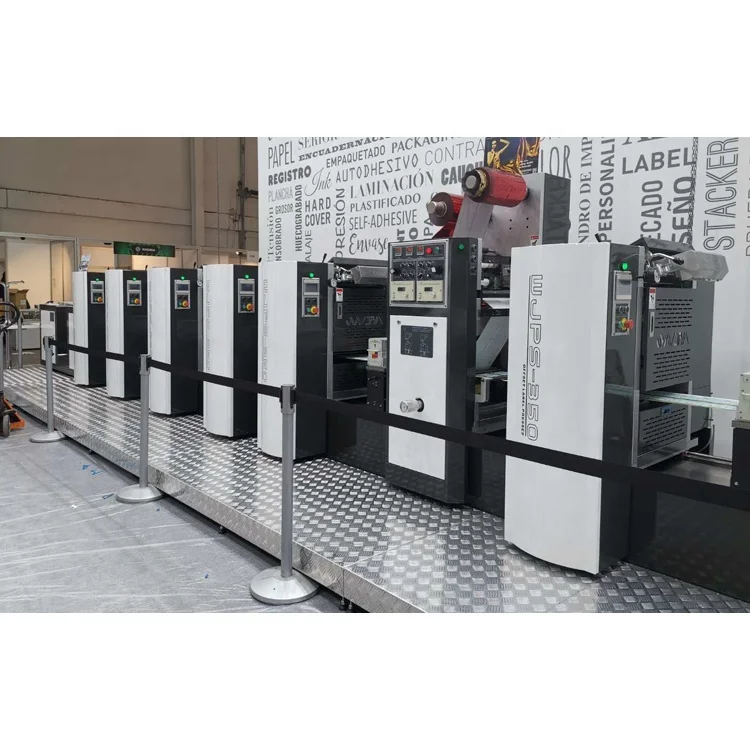 Top sales WJ series offset printer 4 5 6 7 8 color printing machine offset printing machine offset press