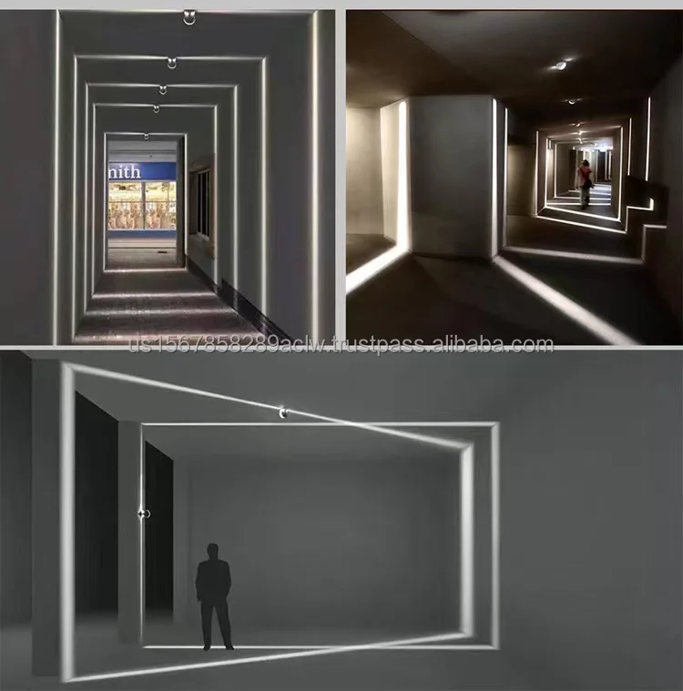 7 color RGBW wall lights Hotel club bar ballroom disco bar club aisle stairs door frame spotlights, can also be used outdoors