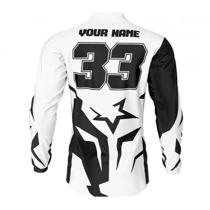 wholesale sublimated cycling racing jersey motorcycle jersey dirt bike shirt breathable long sleeve downhill motocross jersey