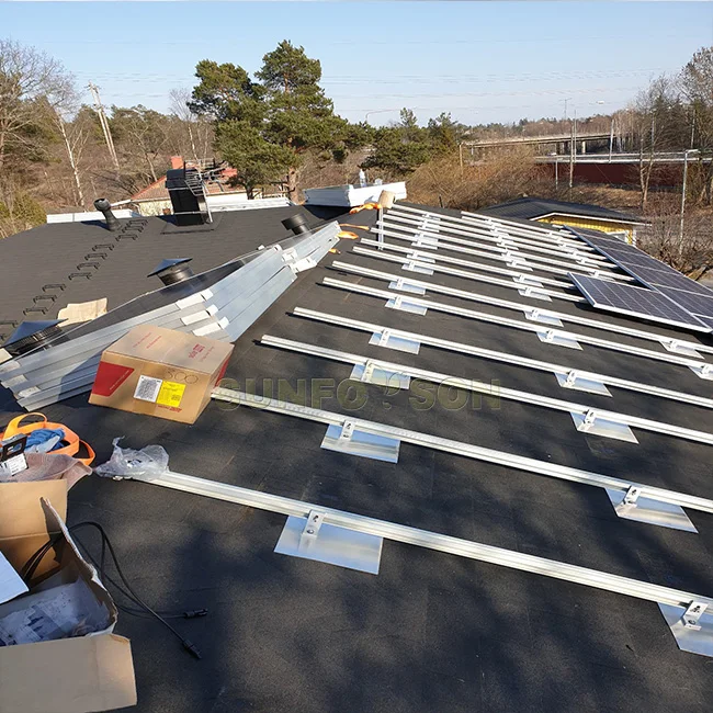 Solar Panels Mount Fittings On Shingle Roof Mounting System Pv Solar Stand Structure
