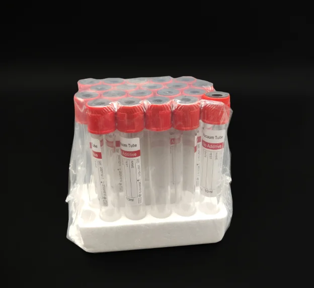 High Quality Lab and Medical vacuum Blood Collection Tube with glass or plastic material