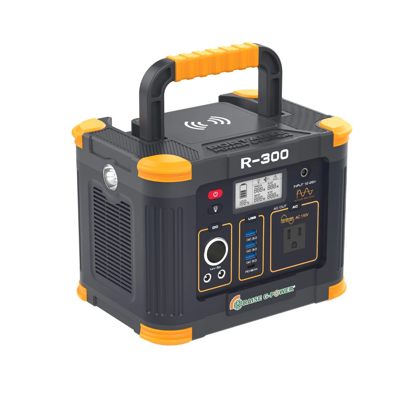 300W 500W 1000W портативная электростанция с