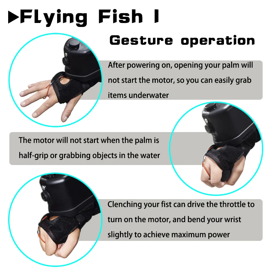 GCAMOLECH Scuba Diving Scooter Powerful Electric Jet Surfboard, Jet Water Scooter Underwater Robot Water Electric Scooter Jet