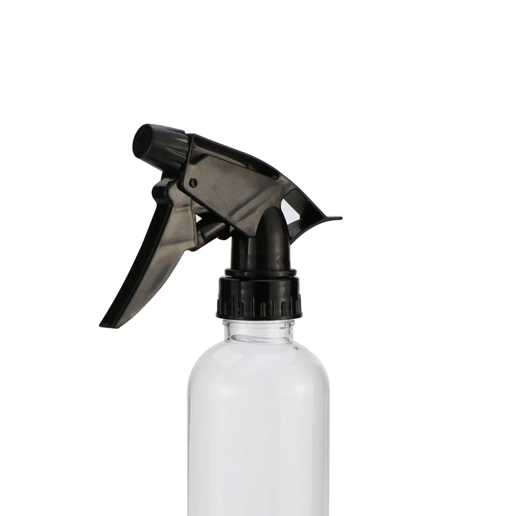 Transparent 100ml PET Fine Plastic Trigger Mist Spray Bottle for Plant Mister Garden Watering Air Freshener Cleaning