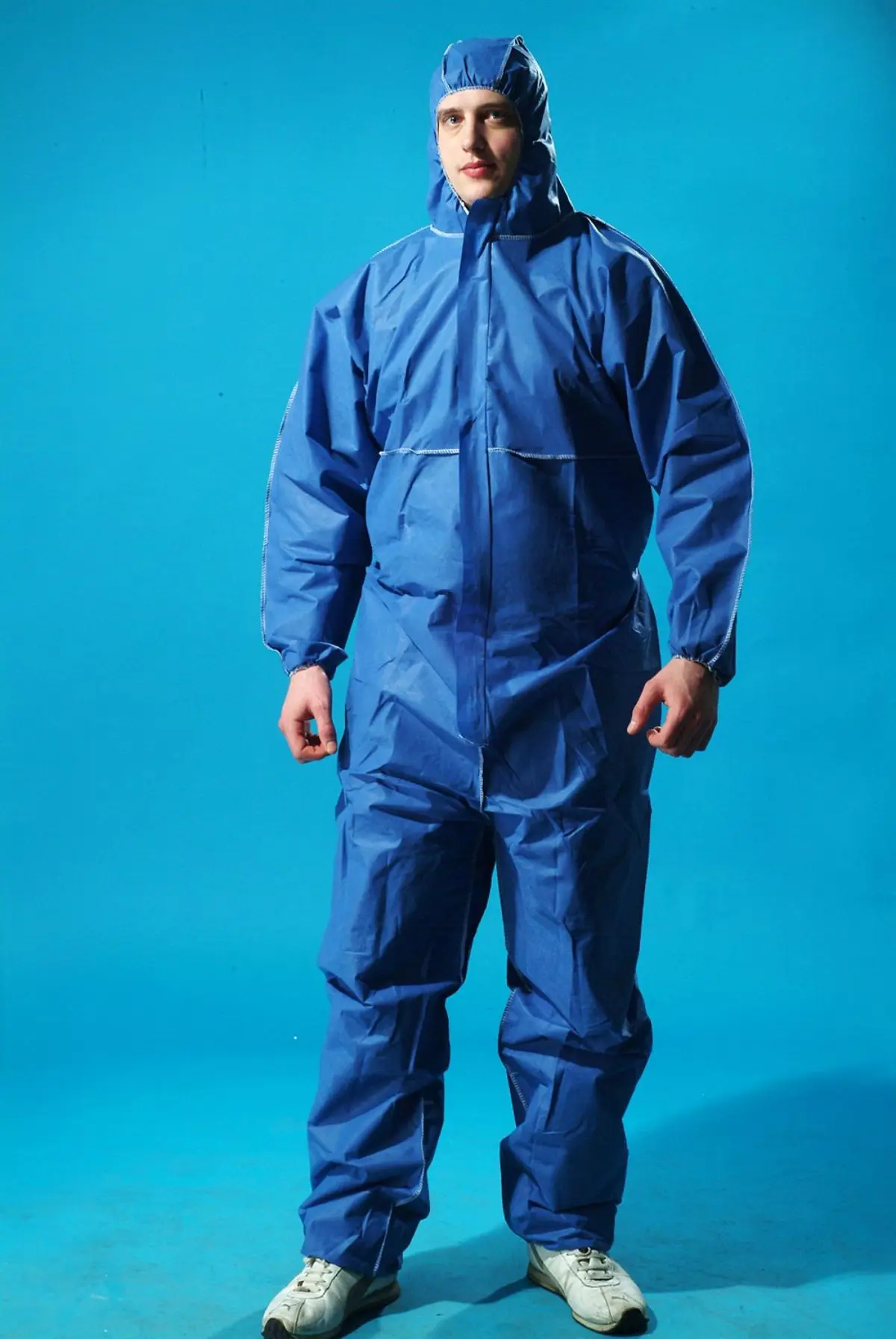 Disposable Non Woven Coverall Working Uniform with Flame or Fire Resistant Treatment