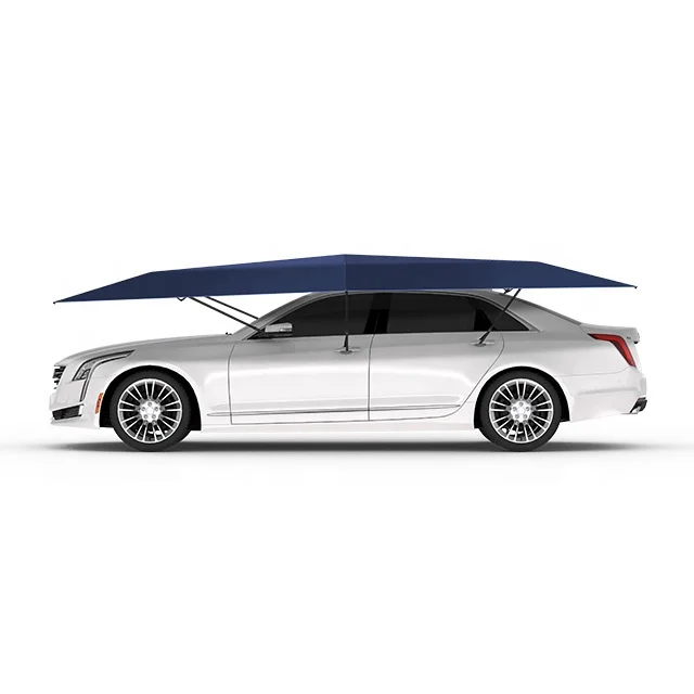 Mynew 4.2Meter New design manual folding portable mobile car sun shade umbrella
