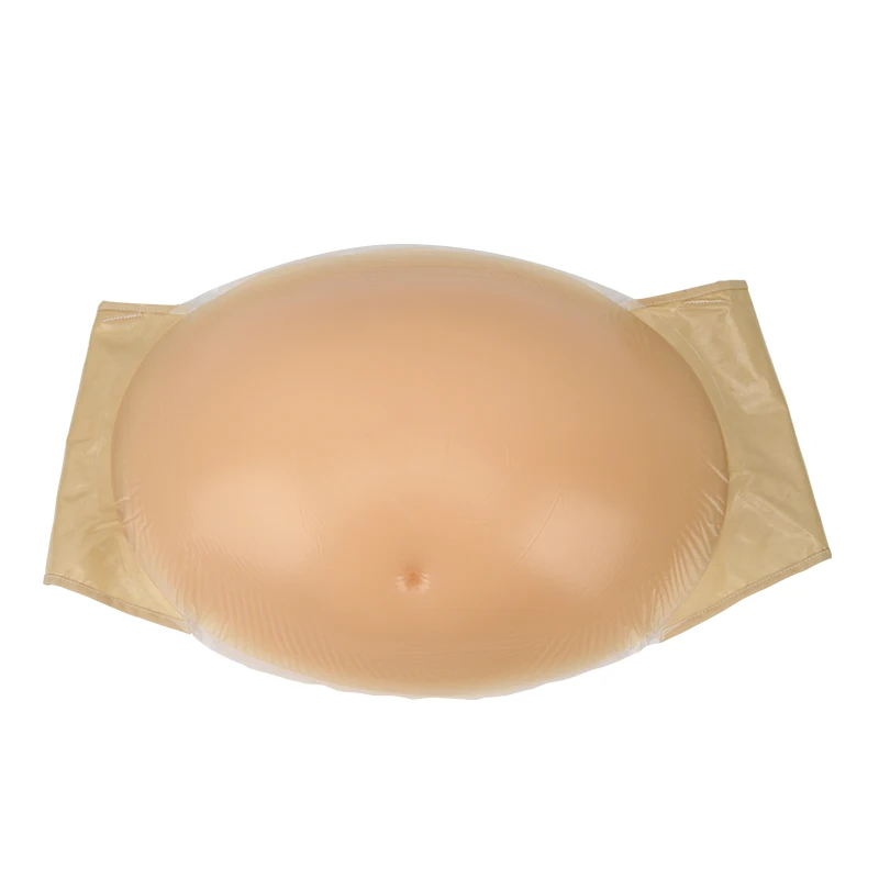 Huge Realistic False Pregnant Tummy Cotton Filler High Simulation Artificial Fake Silicone Pregnant Belly For crossdresser