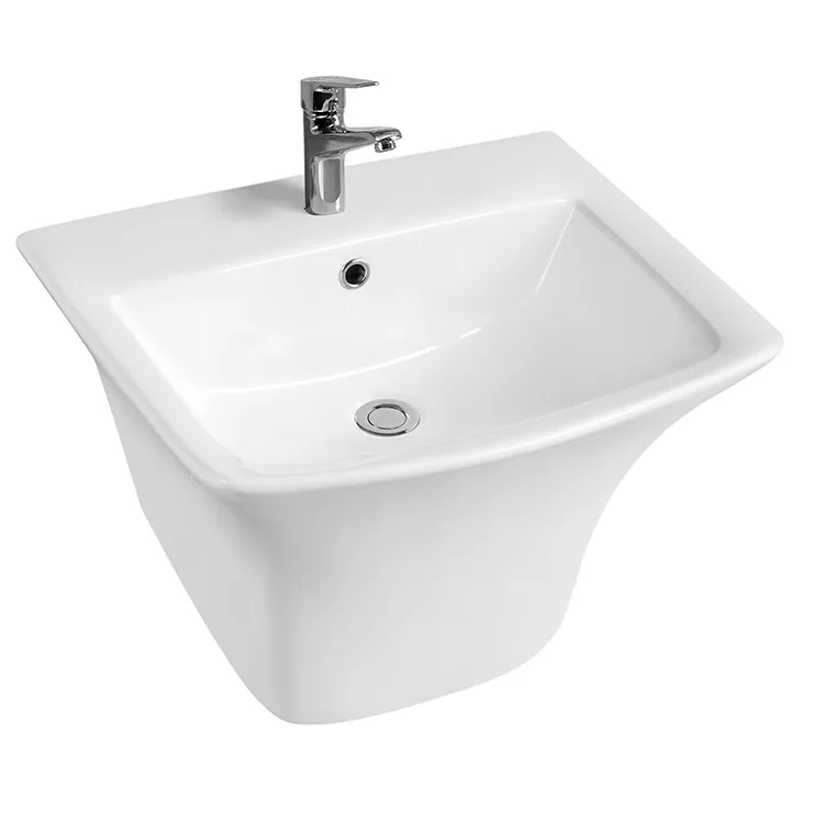 Wall hung bathroom sink ceramic wash basin custom made wash basin