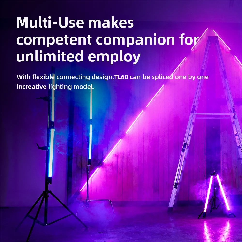  Godox TL60 павильонный светильник RGB цветной фотографический ручной с дистанционным управлением через приложение для фото видео видеосъемки
