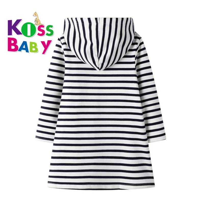 design kids long sleeve cotton hoodie dress mom and daughter dress