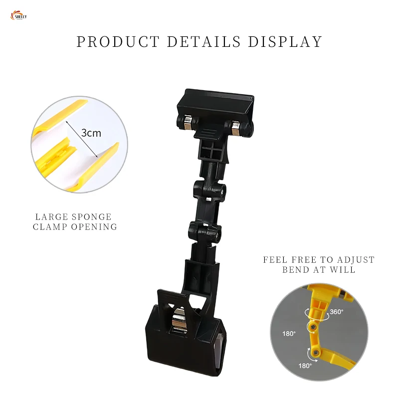 XLW Hot Sale Retail Promotional Rotatable Supermarket Price Tag POP Display Clip