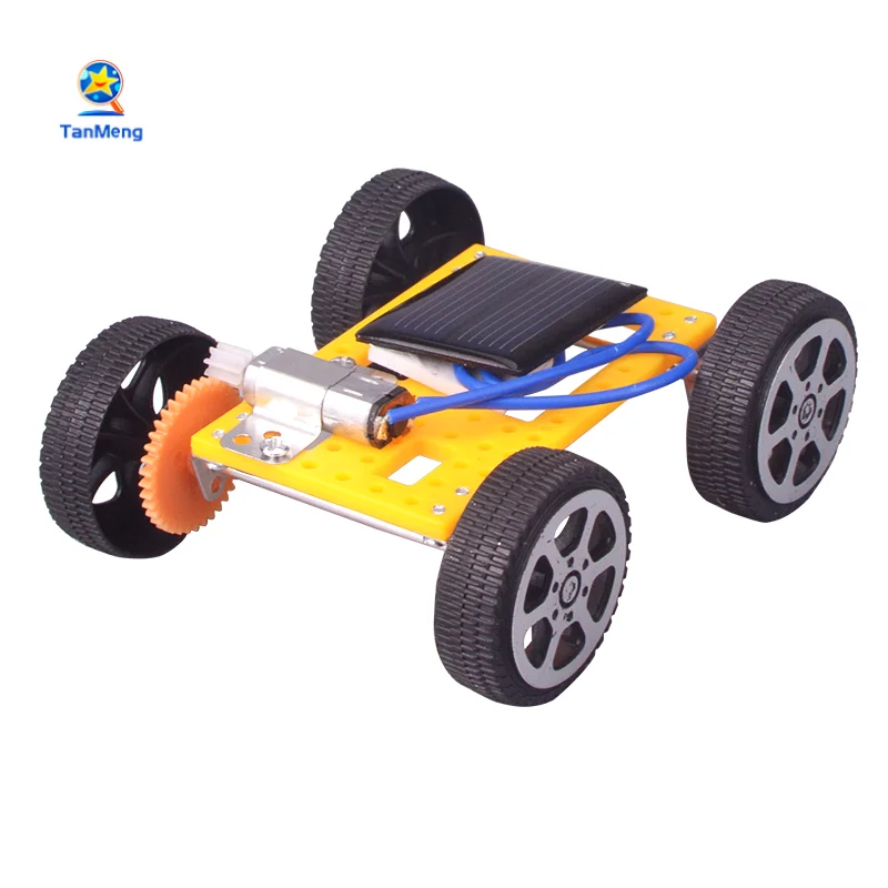 Hot Sale STEM Science Solar Toy Car Plastic Science Kit Solar Powered Toy Car Stem Mini Solar Car Baby Toy