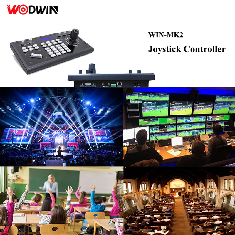 WODWIN High Quality LCD Screen Ptz Camera NDI Keyboard Controller for Broadcast