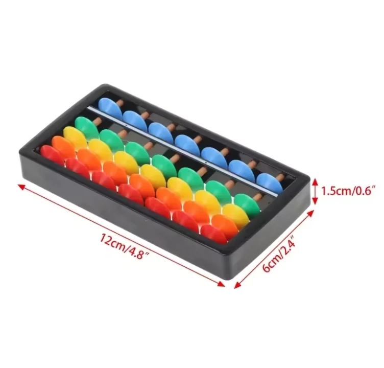 2024 Math Multi Digits Abacus Kid School Learning Tools Educational Toys Math Business Chinese Traditional Abacus