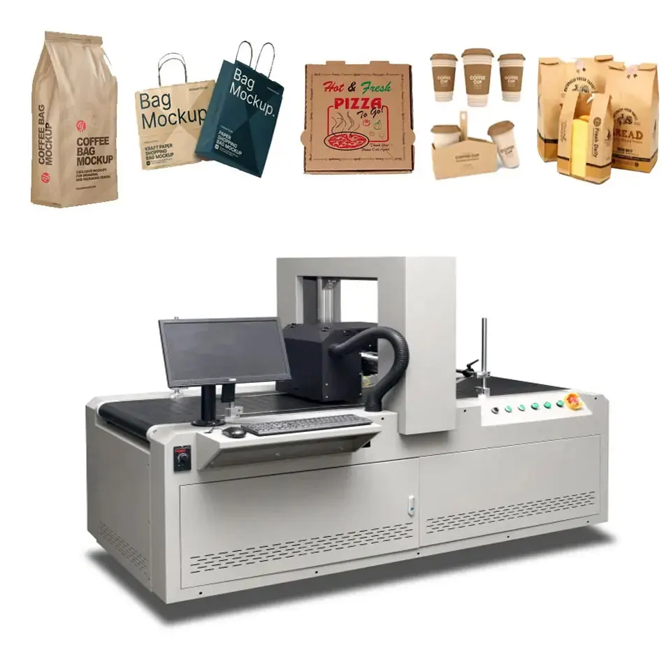 Yotta Automatic One Pass Printer S300 297mm/580mm  Packaging Boxes Cotton Envelope Paper Bag Nonwoven Cloth Inkjet Printers CMYK