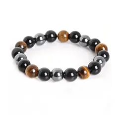 Yellow Tiger eye 8mm 10mm natural stone gemstone balance power keep energy focus on bracelet