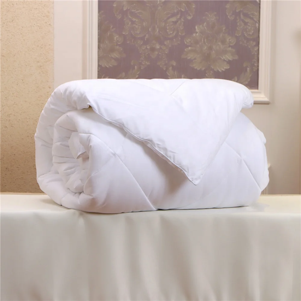 
Custom Size 100% Cotton Fabric Hotel Collection Duvet Hotel Duvet Insert Duck Down Feather Quilt 