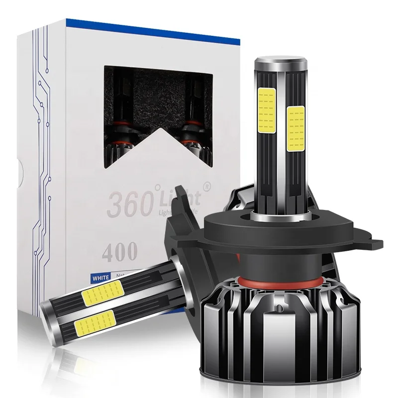 Auto led canbus 4 sides csp chip  880 9004 9005 9006 9007 H1 H3 lamp  H4 led H7 H11 led headlight car H16 PSx26 D2C headlamps