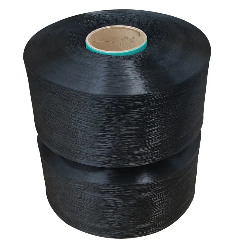 600D black  Intermingled  yarn  FDY PP Yarn