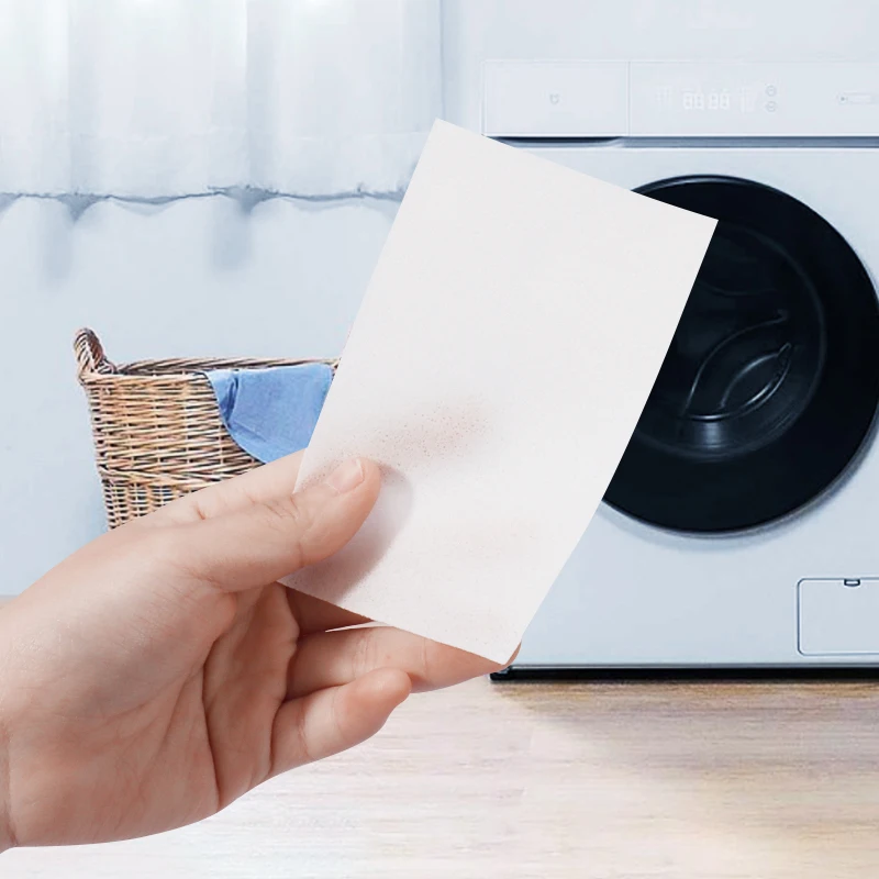 Whitecat Factory Price Wholesale Biodegradable Clean Water Laundry Detergent Strips Eco Friendly Laundry Sheet In Laundry Room