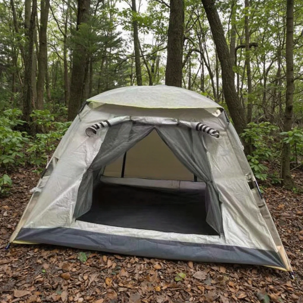 Best Price 4㎡ Waterproof PVC Air Pole Inflatable Tent Durable Oxford Fabric with Aluminum Pole Nylon Cotton Outdoor Camping