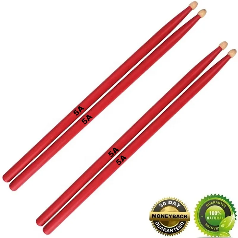 7A Model Maple Glowing Drumsticks 5A Size Bagged Musical and Percussion Instruments drum sticks 7a drum stick pro mark