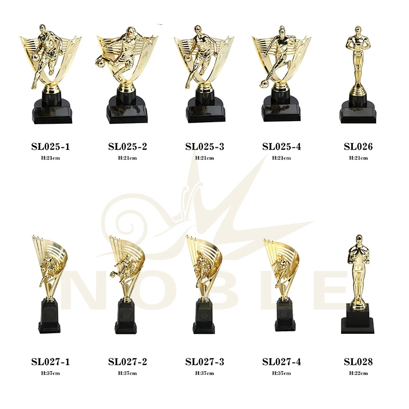 Noble  Metal Award Column Trophy Cup Tournament Trophy
