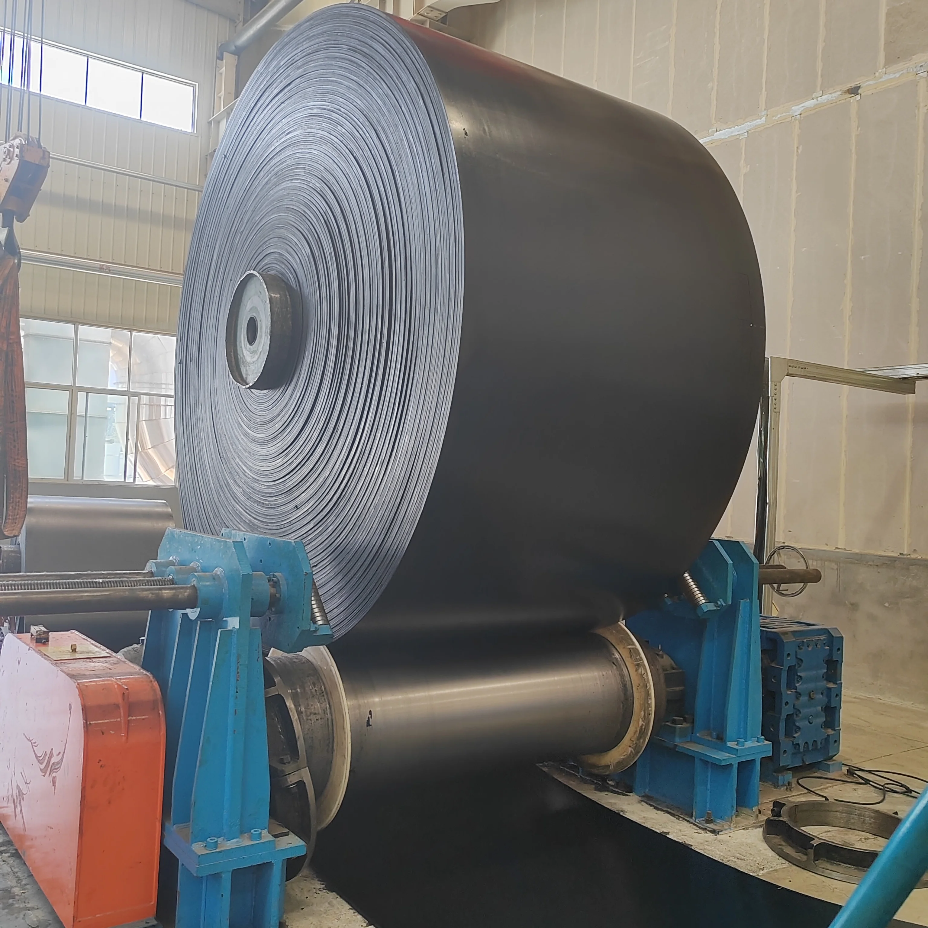 High strength long distance steel cord rubber conveyor belt for industrial