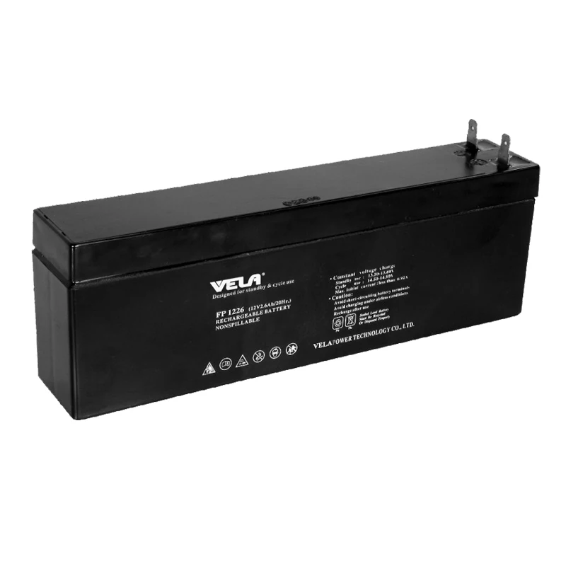 12V 2.6 AH Rechargeable battery maintenance free  ups battery 12v 2.6ah for UPS power storage