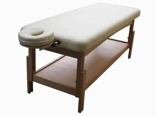 Better Factory Sale Solid Wood Beauty Salon Thai Massage Tattoo Spa Physiotherapy Cosmetic Eyelash Facial Treatment Bed Table