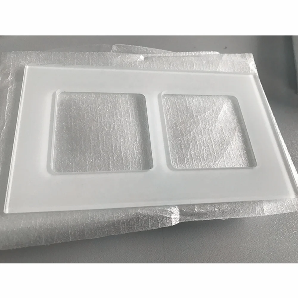OEM High quality bevel edge mirror glass switch panel