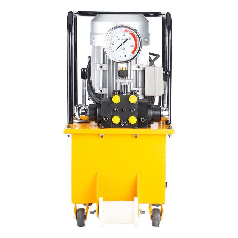 Cheap Cost-effective Pump Lightweight Four Way High-pressure High Power Electric Pump Steel 32 Hydraulic Pump Yellow Wooden 1set