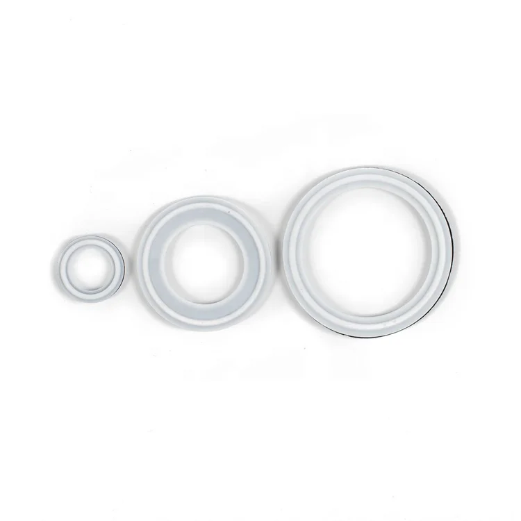 Ring Ptfe Envelope Food Grade Gaskets With Epdm Core Triclamp