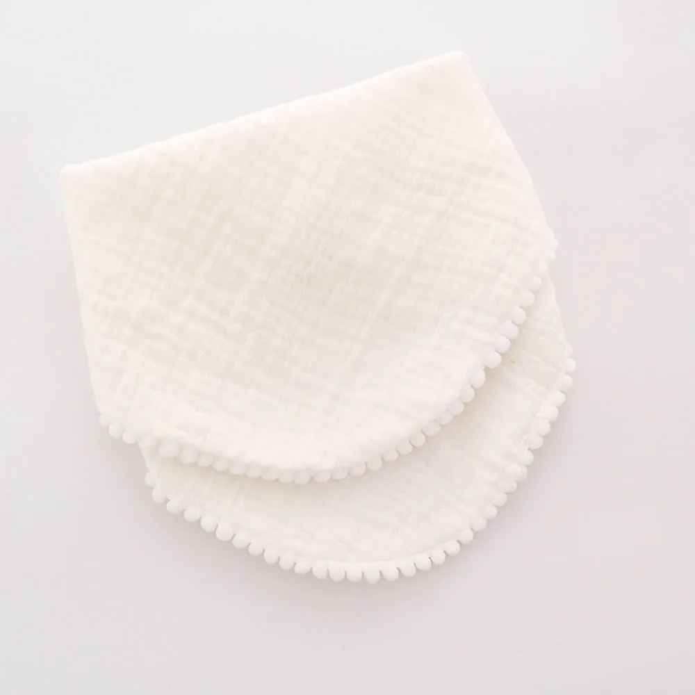 Wholesale Muslin Weaning Minky Dot Large Infant Korean Oem Baby Drool Bib
